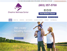 Tablet Screenshot of cheshirewellnesscenter.com